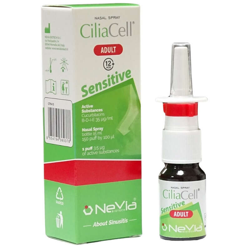 Ciliacell nasal spray sensitive adult - Ciliacell nasal spray adult sensitive 15 ml