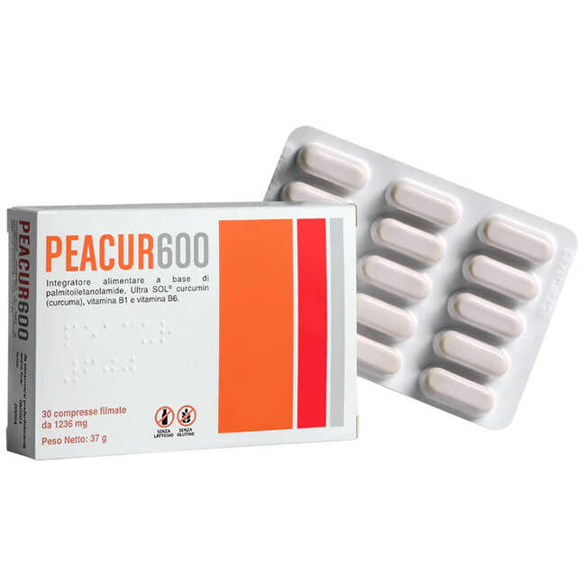 Peacur600 - Peacur 600 30 compresse 36 g