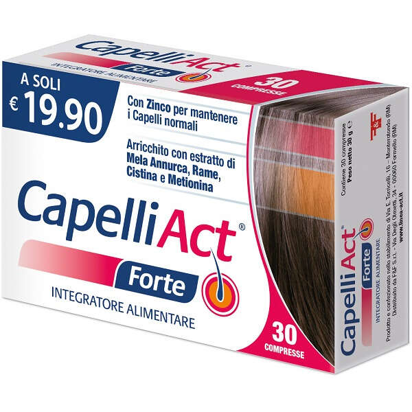 F&f - Capelli act forte 30 compresse