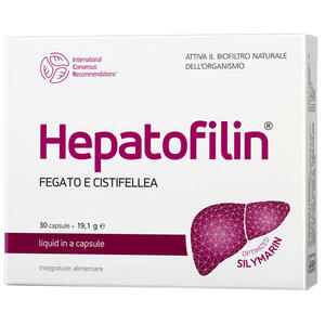 Hepatofilin - 30 capsule senza conservanti e zucchero