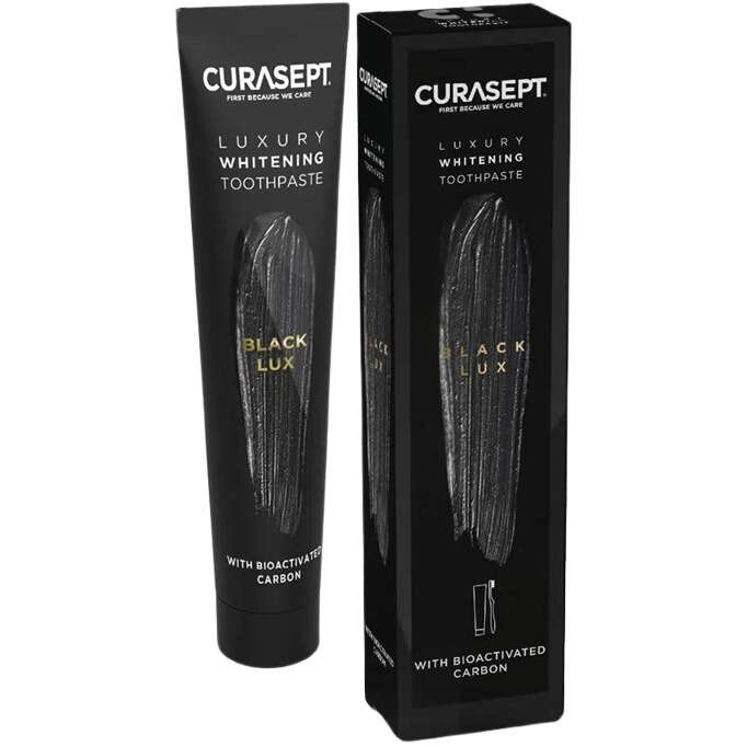 Curasept - Black luxury whitening dentifricio 75 ml
