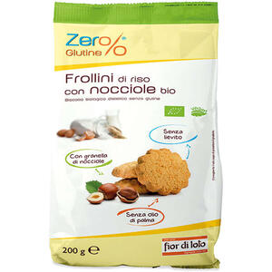 Zer% glutine - Zer%glutine frollini di riso con nocciole senza glutine 200 g