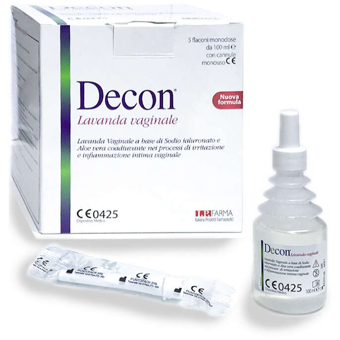 Decon lavanda vaginale - 5 flaconi da 100 ml