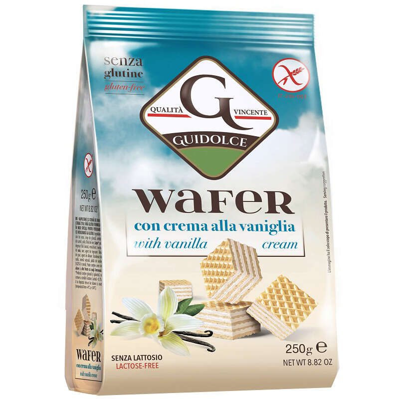 Guidolce - Wafer con crema alla vaniglia 250 g