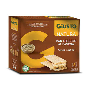 Giusto - Senza glutine panleggero all'avena 6 confezioni da 25g