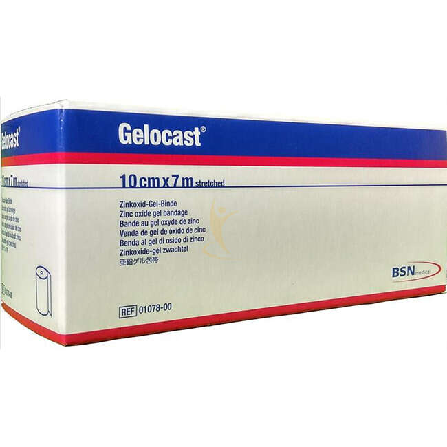 Gelocast - Benda non elastica  gel di ossido di zinco 700x10 cm 1 pezzo