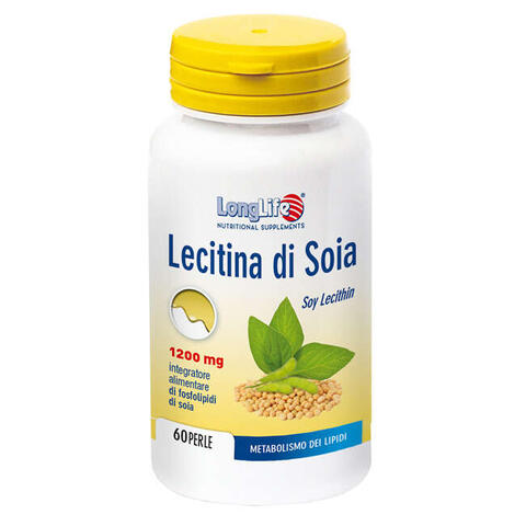 Longlife - Lecitina soia 60 perle di gelatina da 1,7 g