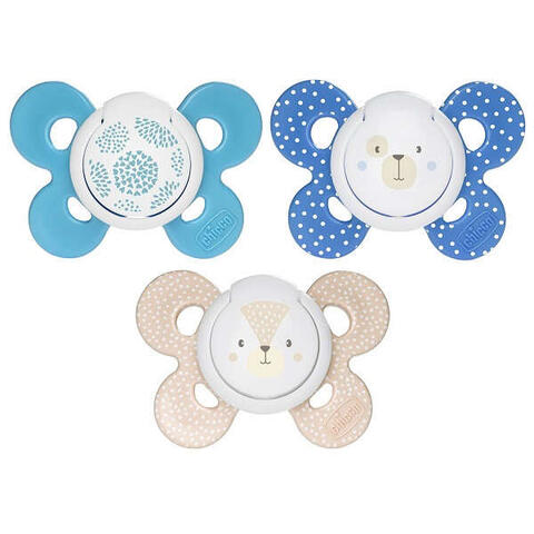 Chicco - Succhietto comfort boy in silicone 6-16 mesi 2 pezzi