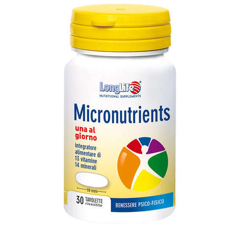 Longlife - Micronutrients 30 tavolette rivestite