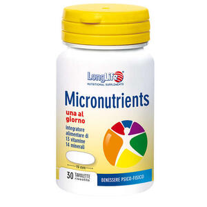 Longlife - Micronutrients 30 tavolette rivestite