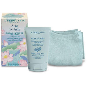 L'erbolario - Alba in asia balsamo nutriente per i piedi con calzini tabi 100 ml