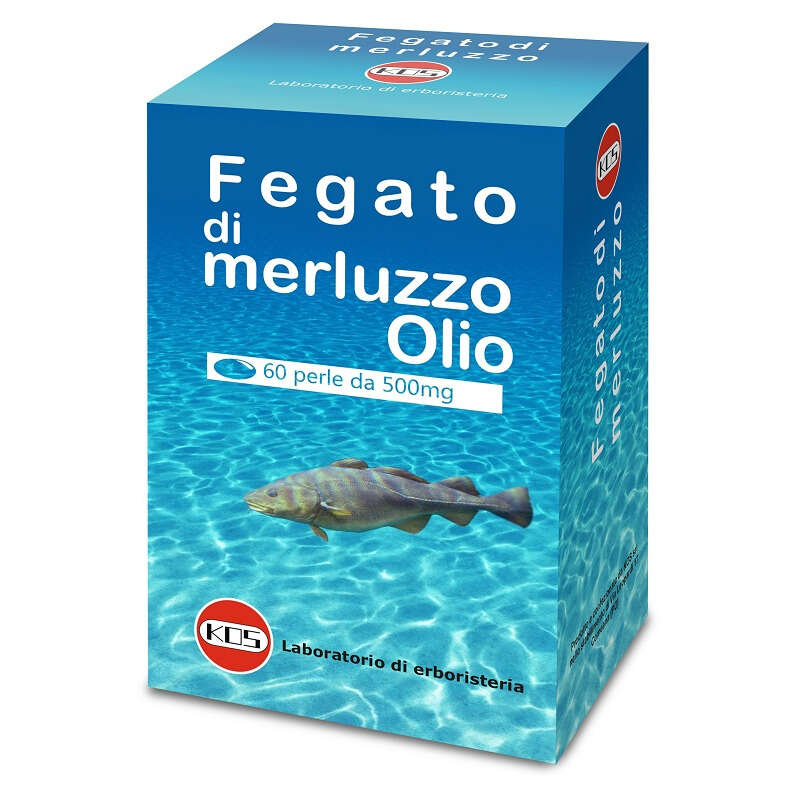 Feegato di merluzzo olio - Fegato merluzzo 60 perle 500 mg