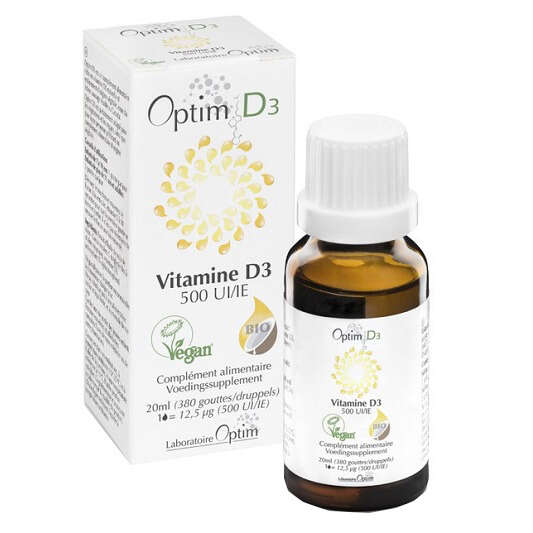 Optim d3 - Vitamina vegetale 500ui gocce 20 ml