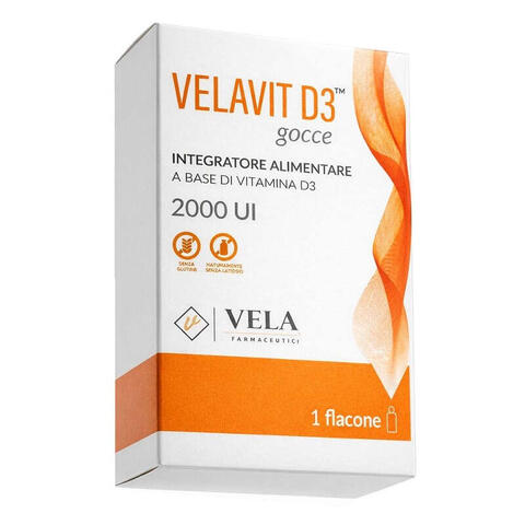 Velavit d3gocce - Velavit d3 gocce 19 ml senza glutine naturalmente privo di lattosio