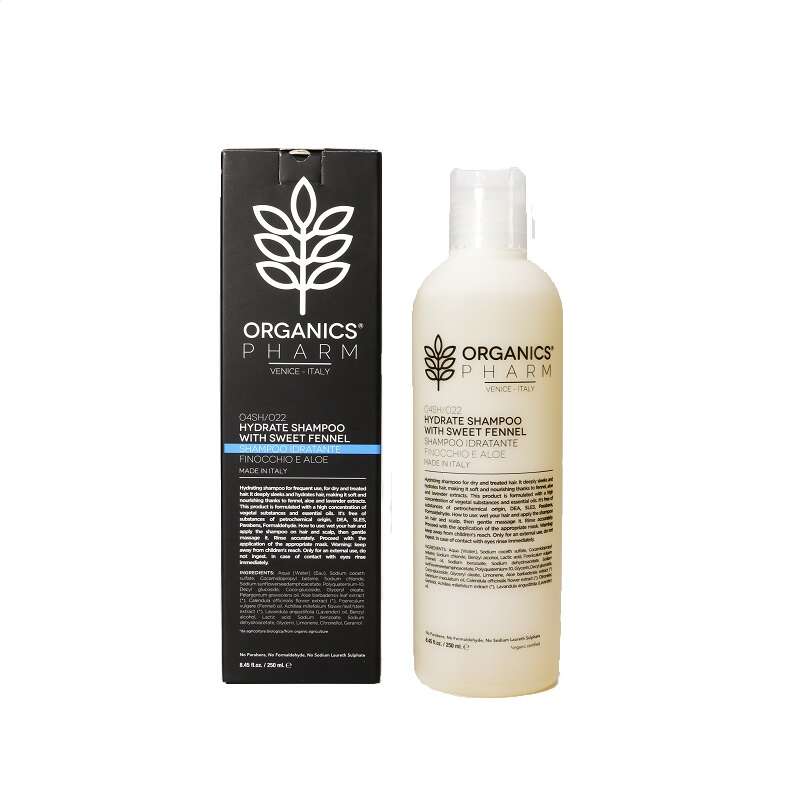 Hydrate shampoo with sweet fennel - Organics pharm  250 ml