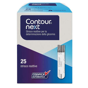 Countour - Strisce misurazione glicemia contour next 25 pezzi