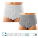 Orione - 309 slip uomo contenitivo aperto grigio 3
