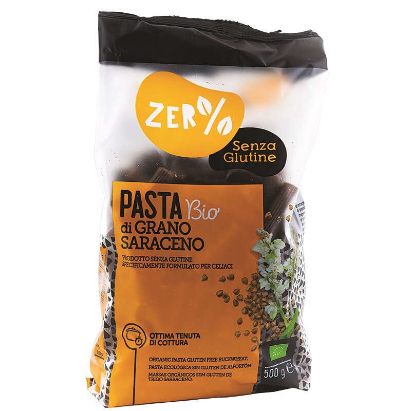 Zer% glutine - Rigatoni di grano saraceno bio 500 g