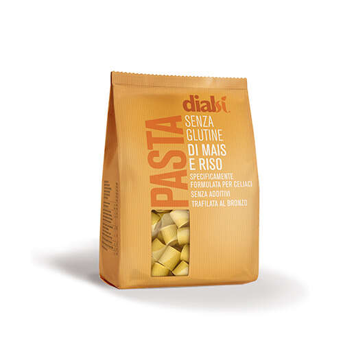 Dialsì  pasta senza glutine  di mais e riso - Dialsi' pasta mezze maniche 63 400 g