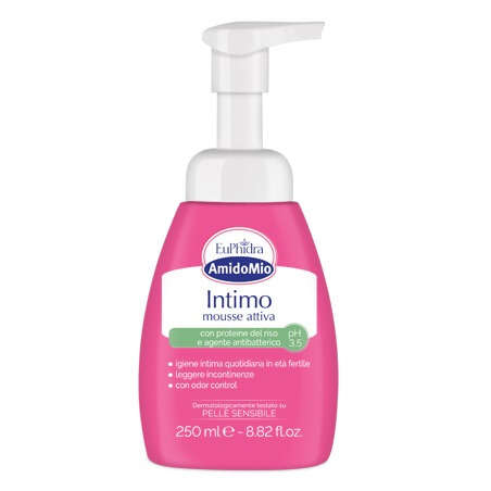 Euphidra - Amidomio intimo mousse attiva ph 3,5 250 ml
