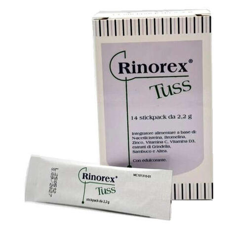 Rinorex - Tuss 14 stickpack da 2,2 g