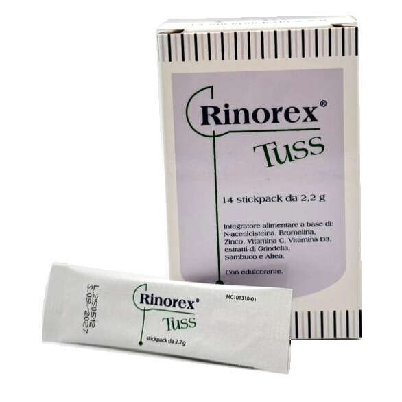 Rinorex - Tuss 14 stickpack da 2,2 g