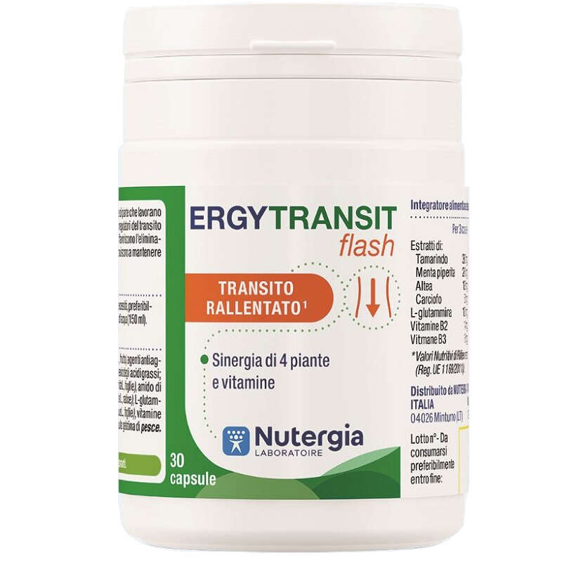 Laboratori nutergia - Ergytransit flash 30 capsule