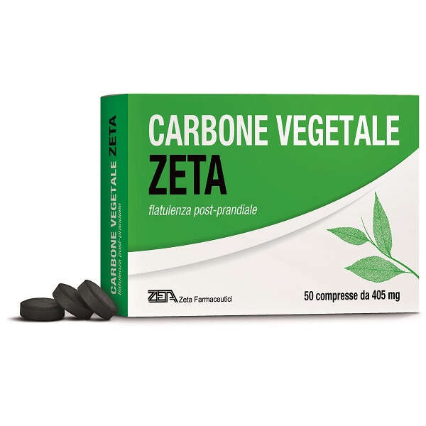 Zeta farmaceutici - Carbone vegetale 50 compresse da 405 mg