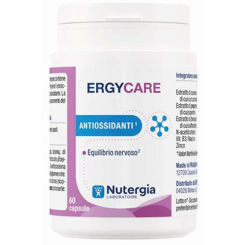 Laboratori nutergia - Nutergia ergycare 60 capsule