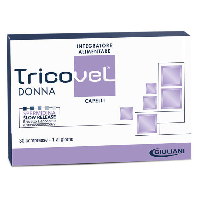 Tricovel - Donna integratore alimentare con nutrienti specifici per capelli 30 compresse