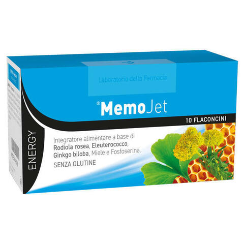 Laboratorio della farmacia - Memo jet 10 flaconcini 10 ml linea energy