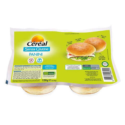 Panini - Cereal  senza glutine 4 pezzi da 30 g