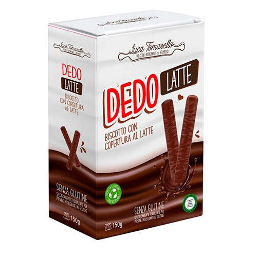 Dedo latte - Biscotto copertura latte 150 g