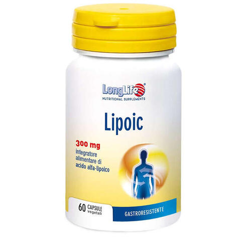 Longlife - Lipoic 300 mg 60 capsule vegetali da 500 mg