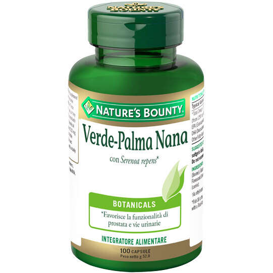 Nature' s bounty - Verde palma nana 100 capsule 52,00 g