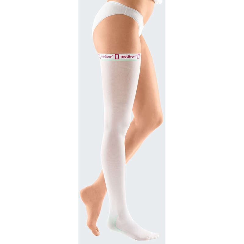 Mediven - Calza antitrombo thrombexin h914 18 mmhg alla caviglia calza coscia autoreggente misura medium 1 paio