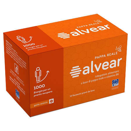 Alvear - 1000 pappa reale 10 flaconcini gusto arancia