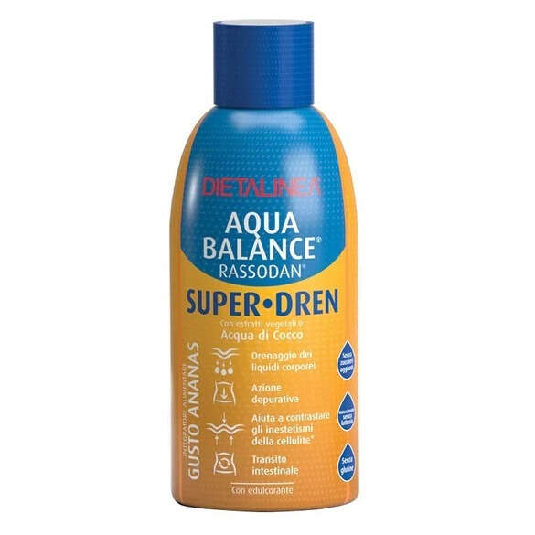 Gusto ananas - Aqua balance rassodan super dren ananas 500 ml