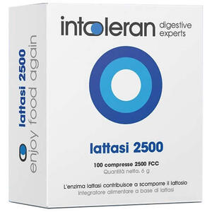 Lattasi 2.500 - Intoleran lattasi 2500 100 compresse
