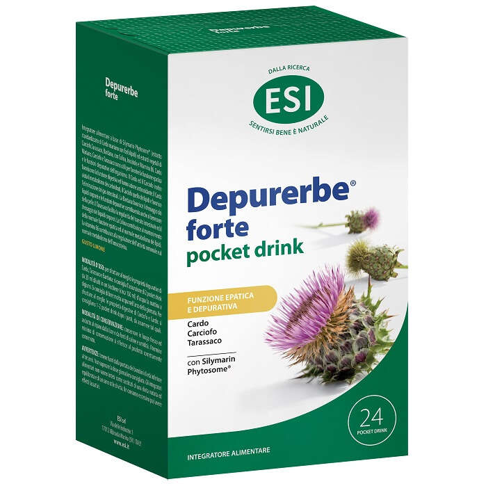 Depurerbe - Esi  forte pocket drink 24 pezzi 20 ml