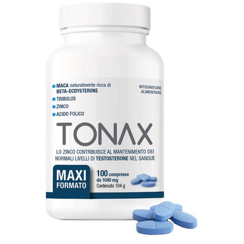 Tonax - 100 compresse senza glutine e lattosio