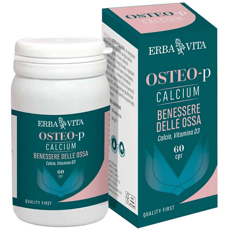 Erba vita - Osteo p calcium 60 compresse