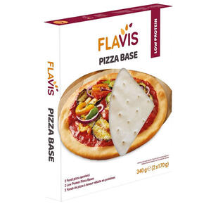 Flavis - Pizza base 2 fondi pizza aproteici da 170 g