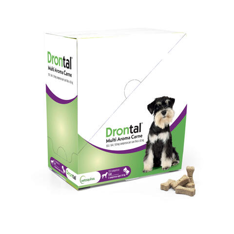 Vetoquinol - DRONTAL MULTI AROMA CARNE*102 cpr cani