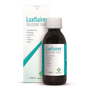 Luxfluires soluzione orale - 150 ml senza glutine naturalmente privo di lattosio