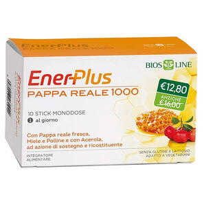 Enerplus - Pappa reale 1000 10 stick monodose da 10 ml