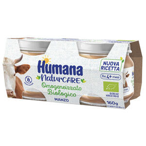 Humana - Omogeneizzato manzo biologico 2 pezzi 80 g