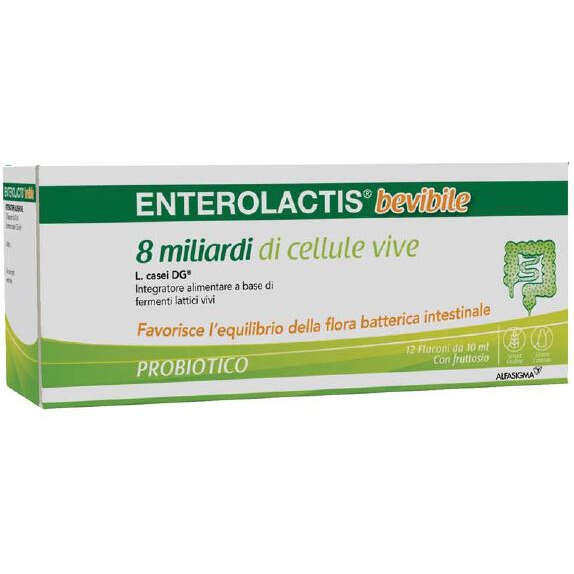 Enterolactis - Bevibile 12 flaconcini x 10 ml