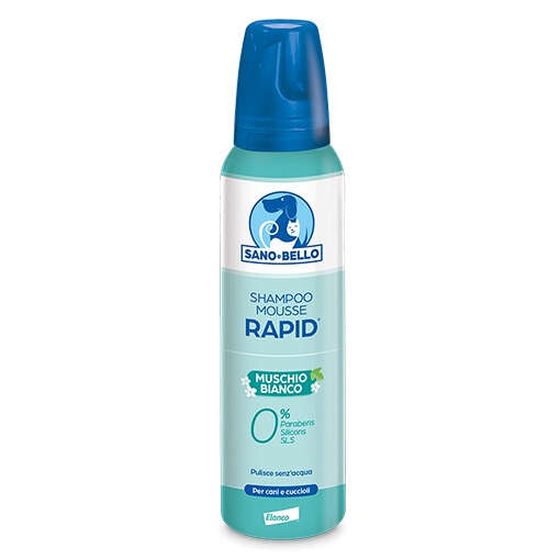 Sano e bello - Shampoo mousse rapid nf muschio bianco 300 ml