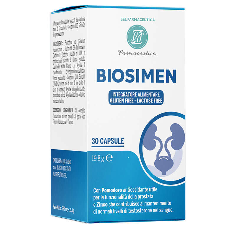 Biosimen - 30 capsule 660 mg senza glutine senza lattosio